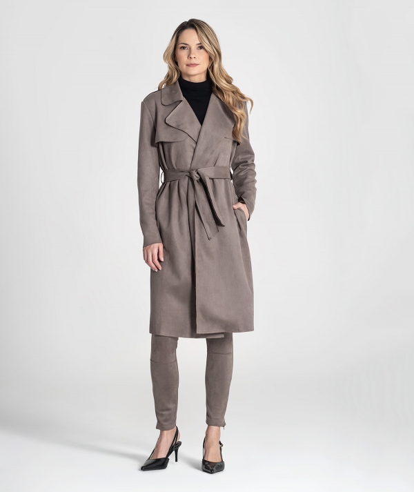 Trench coat with...