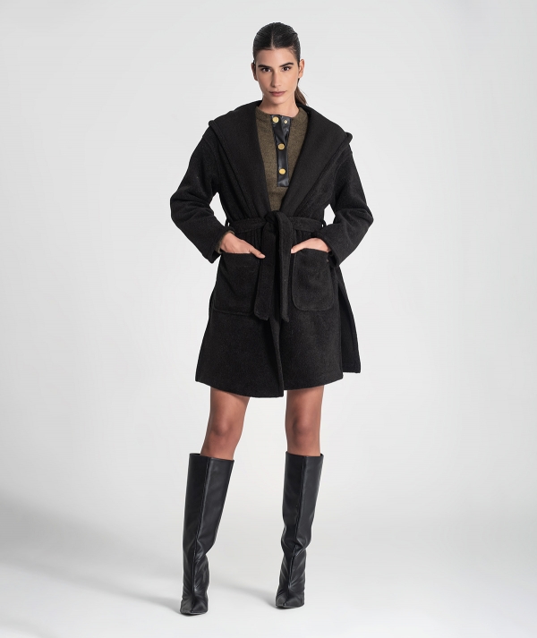 Jacket with front...