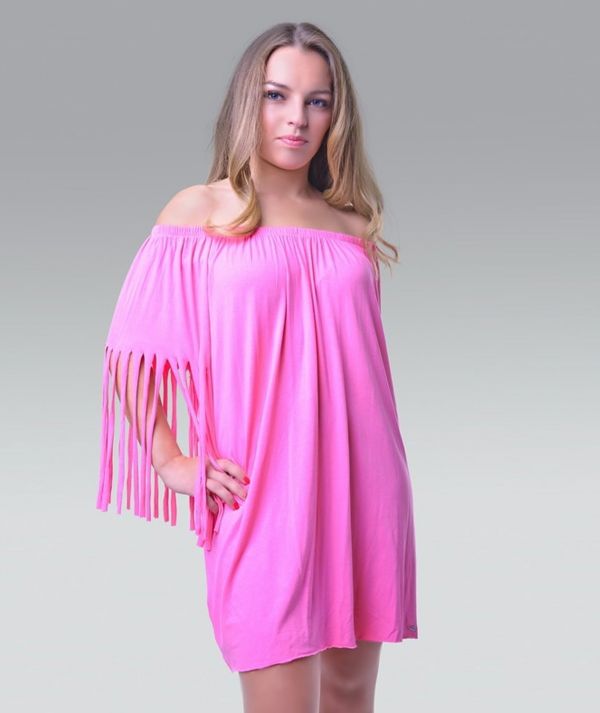 Tunic with fringes