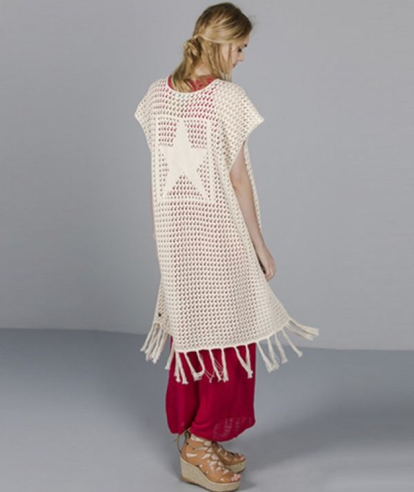 Vest with star motif