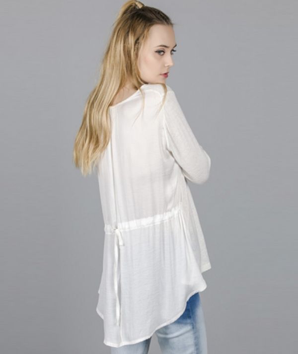 Asymmetrical blouse