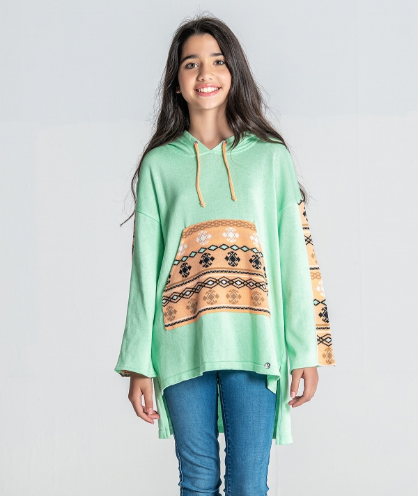 Jacquard tunic
