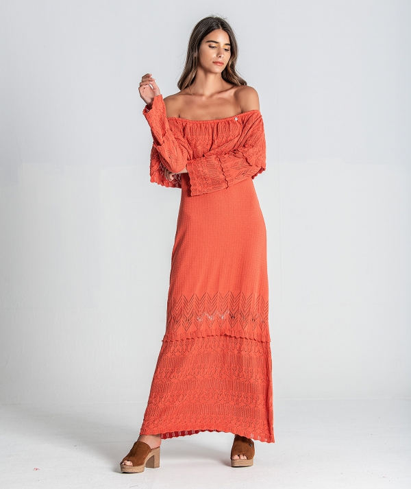 Vestido ombros...
