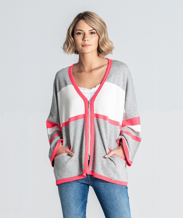 Neon striped jacket