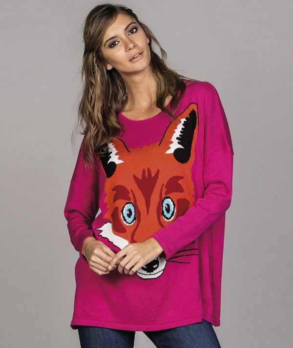 Sweater with fox