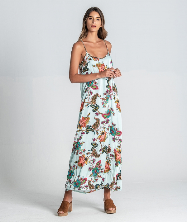 Dress with floral...