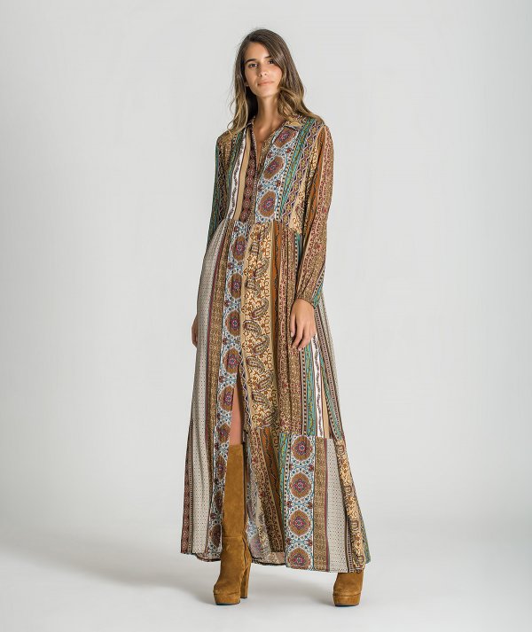 Ethnic pattern dress