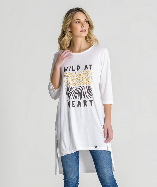 T-shirt with wild...
