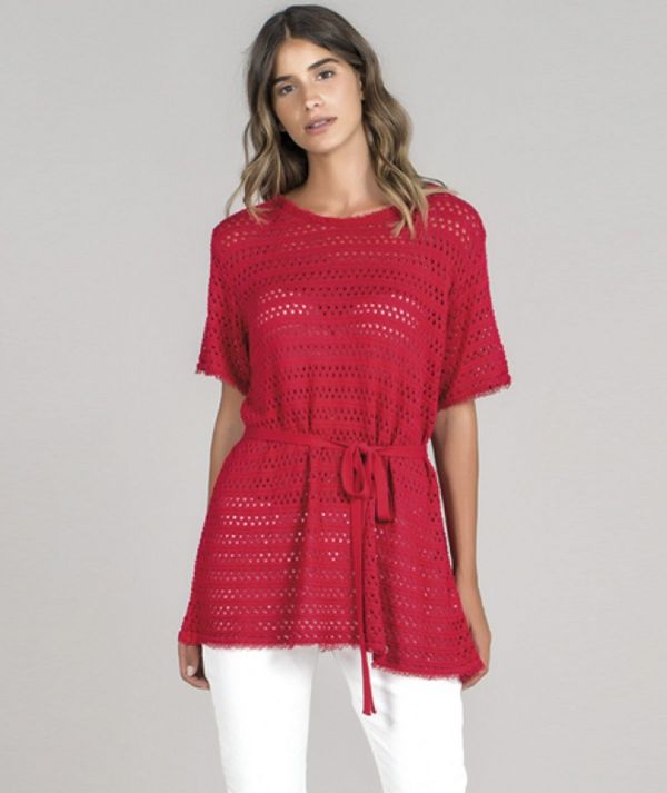 Perforated tunic