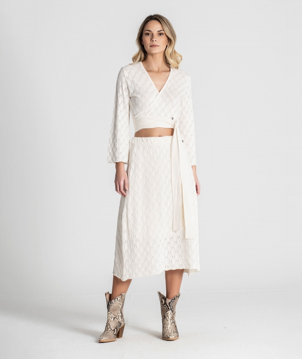 Perforated skirt
