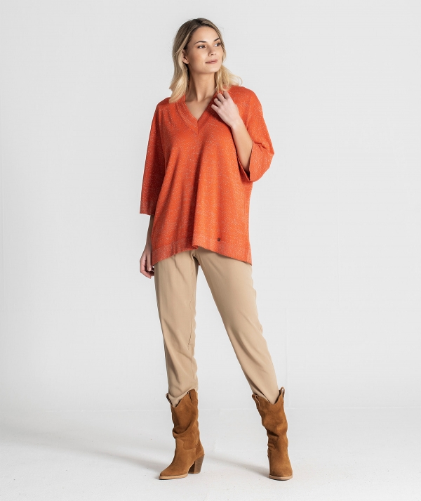 Camisola decote em V