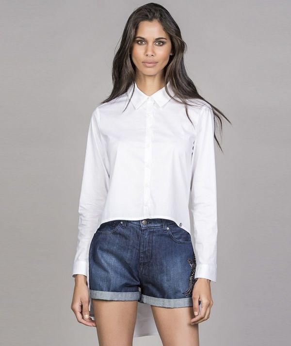 Camisa assimétrica