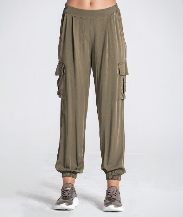 Pants with side...
