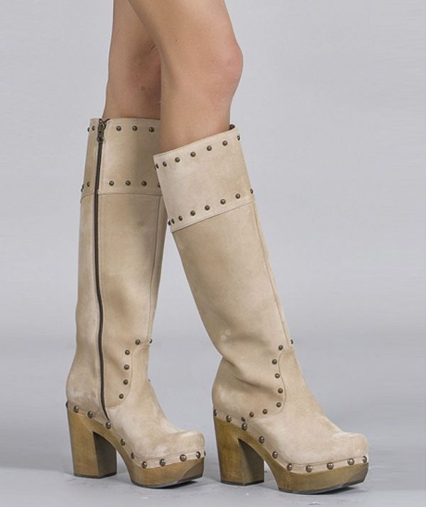 Studded  boots